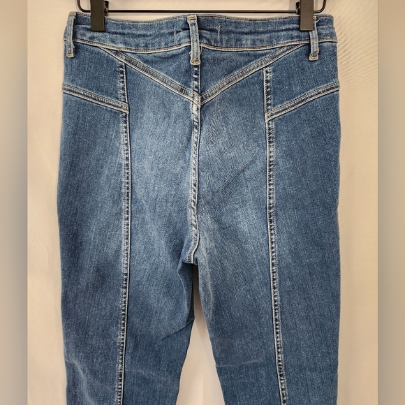 Free People We the Free Riley Daybreak High Rise Seamed Skinny Jeans, si… - Picture 9 of 12